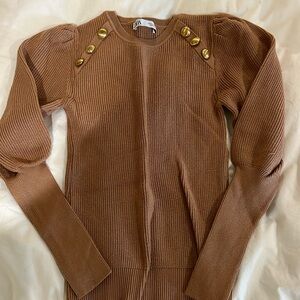 Zara puff sleeve sweater